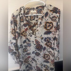 Maurices Multicolor Paisley Blouse